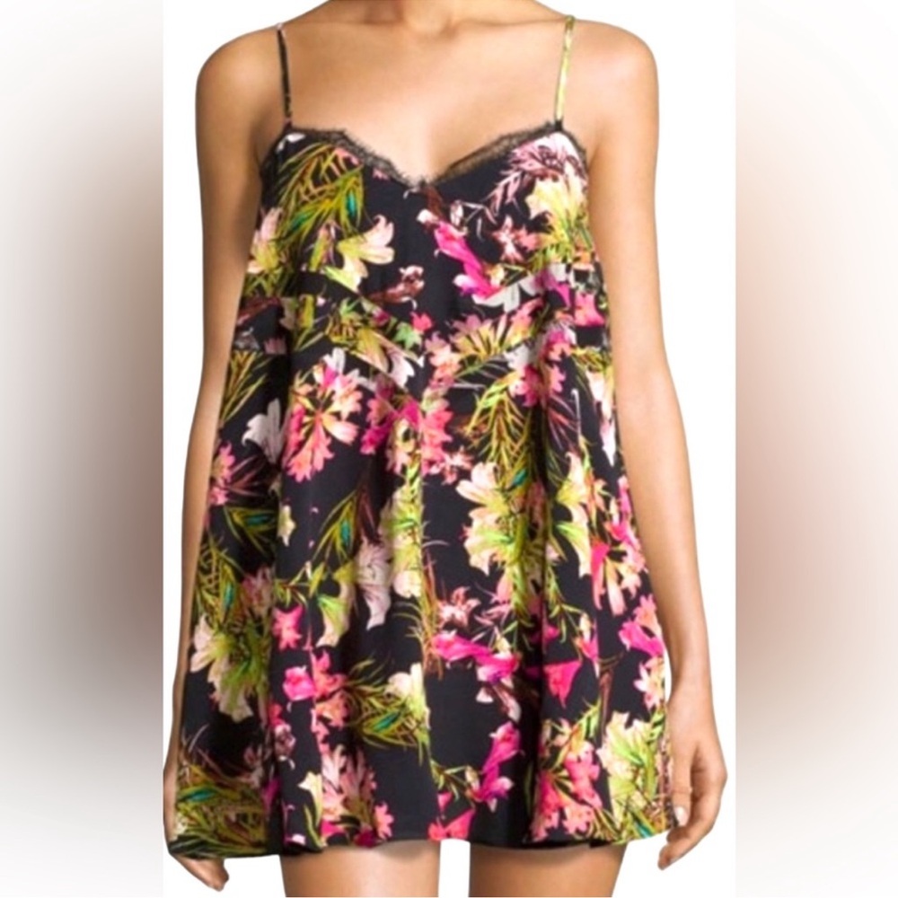 Lovers +Friends Bahai Tropical Baby Doll Dress